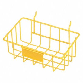MARLIN STEEL WIRE PRODUCTS Storage Basket Rectangular Steel, 52JA78