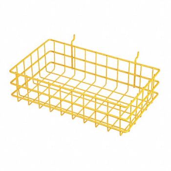 MARLIN STEEL WIRE PRODUCTS Storage Basket Rectangular Steel, 52JA84