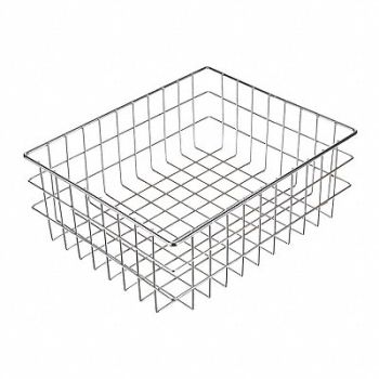 MARLIN STEEL WIRE PRODUCTS Storage Basket Rectangular Steel, 52JA89