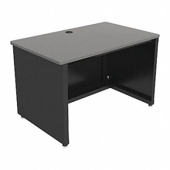 VERSA PRODUCTS Enclosed Desk CD Series 48 W Gray Top, 52JD60