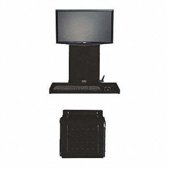 VERSA PRODUCTS Computer Station Ultra Flat 25 W Black, 52JD69