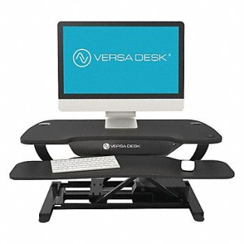 VERSA PRODUCTS Electric Adj Desk Converter 36 W Blk, 52JD85