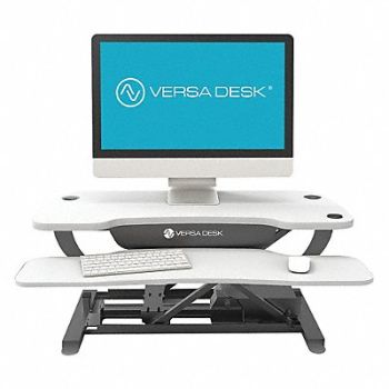 VERSA PRODUCTS Electric Adj Desk Converter 36 W Wht, 52JD86