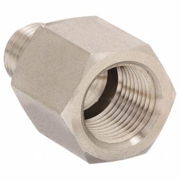 PARKER Hose Adapter 1/2 NPTF 3/8 NPTF, 52JF99