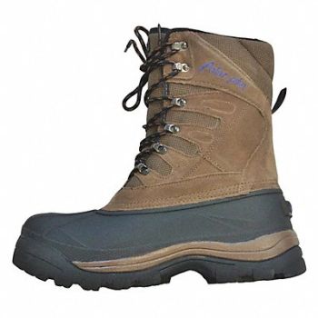 POLAR PLUS Winter Boots Brown/Black Size 15 PR, 52JG48