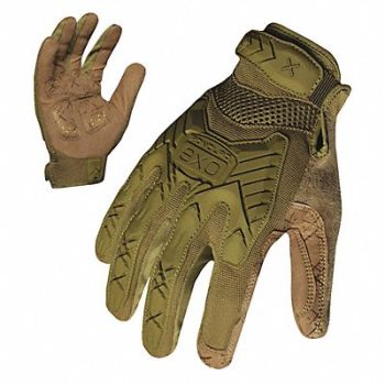 IRONCLAD Tactical Glove Green 2XL PR, 52JL59