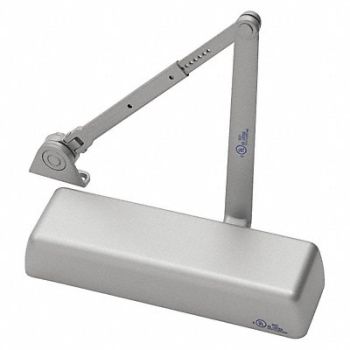GRAINGER APPROVED Door Closer Aluminum 12-1/4 Housing L, 52JP98