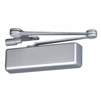 GRAINGER APPROVED Door Closer Silver 12-1/4 Housing L, 52JR01