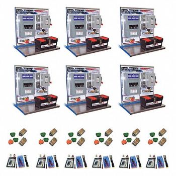LEARNLAB Lockout Tag Out Training System PK6, 52JR94