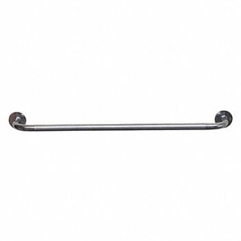 HEALTHSMART Grab Bar Steel Chrome Plated 32 in L, 52JT68