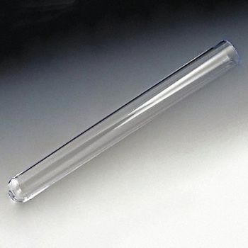 GLOBE SCIENTIFIC Test Tube 12mL 100mm L PS PK2000, 52JW10