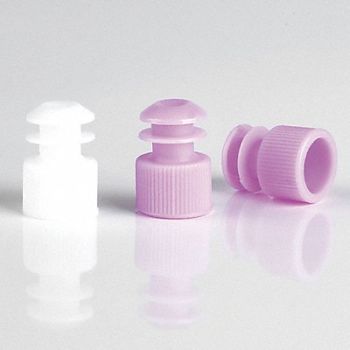 GLOBE SCIENTIFIC Flange Cap Polyethylene Yellow PK1000, 52JW77