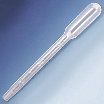 GLOBE SCIENTIFIC Transfer Pipette 124mm L PK500, 52JX51