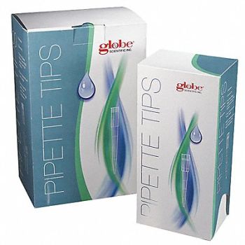 GLOBE SCIENTIFIC Pipette Tip 0.1 to 20uL Bulk PK1000, 52JY15