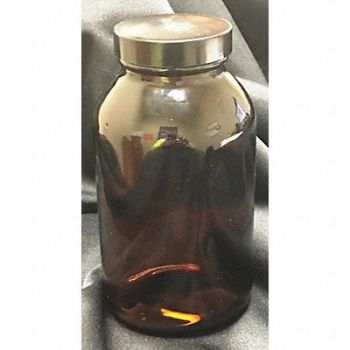 LAB SAFETY SUPPLY Safety Coated Bottle 500mL Narrow PK12, 52KA60