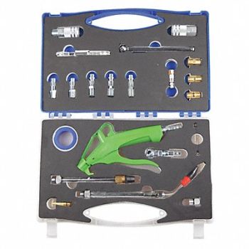 SPEEDAIRE Air Gun Kit Lever 4 Nozzles, 52KD69