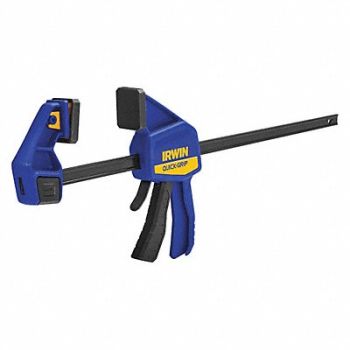 IRWIN INDUSTRIAL TOOL CO. Bar Clamp 18 Cap. 3-1/4 Throat Depth, 52LA96