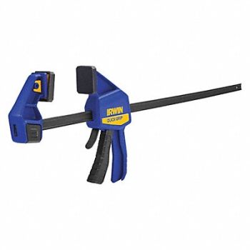 IRWIN INDUSTRIAL TOOL CO. Bar Clamp 24 Cap. 3-1/4 Throat Depth, 52LA97