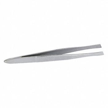 HONEYWELL Tweezers Silver Slanted 3-1/2 L, 52LC50