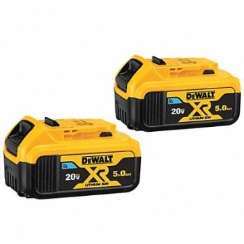 DEWALT Battery Pack (2) 5.0 Ah Li-Ion PK2, 52NA78