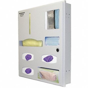 BOWMAN DISPENSERS Bulk Dispenser Beige Steel, 52NA83