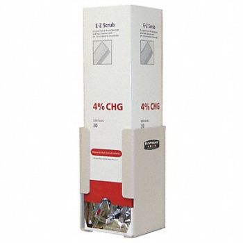 BOWMAN DISPENSERS Scrub Brush Dispenser Beige 5-29/64 D, 52NA85
