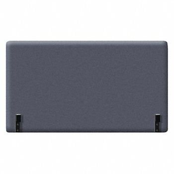DUOBED Back Support 24 W x 20 H Blue Upholstery, 52ND02