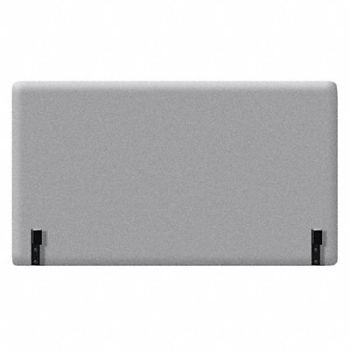 DUOBED Back Support 24 W x 20 H Gry Upholstery, 52ND05