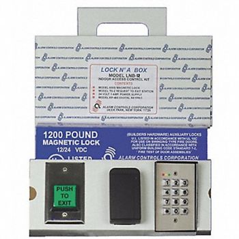 ALARM CONTROLS Access Control System Kit Push Button, 52ND16