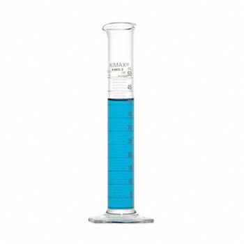 KIMBLE Graduated Cylinder 520mm H 2000mL PK6, 52NG57