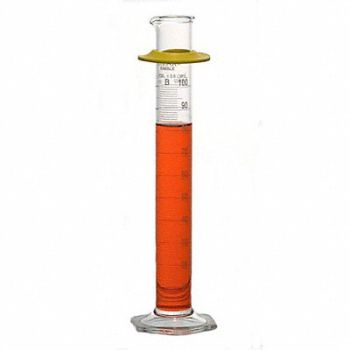 KIMBLE Graduated Cylinder 190mm H 50mL PK12, 52NL52