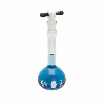 KIMBLE Volumetric Flask 100mL Clear PK12, 52NJ68