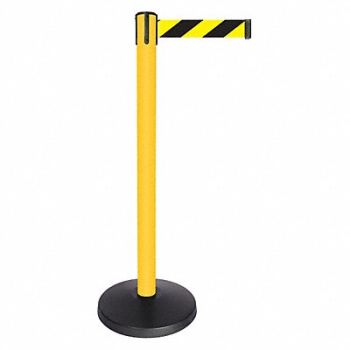 QUEUEWAY Barrier Post Powder Coated Post 1 Belt, 52NP01