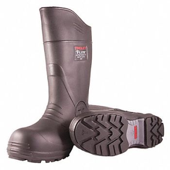 TINGLEY J5372 Rubber Boot Men s 15 Knee Black PR, 52NT22