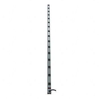 POWER FIRST Outlet Strip 16 Outlet 15A 70 L Gry, 52NY31