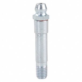 WESTWARD Grease Fitting Straight Stl 1-5/8 L PK10, 52NZ79