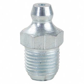WESTWARD Grease Fitting Straight Stl 27/32 L PK10, 52NZ99