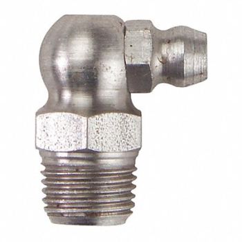 WESTWARD Grease Fitting 90 Deg SS 27/32 L PK10, 52PA05