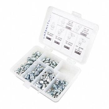 WESTWARD Grease Fitting Kit No Pieces 96 PK96, 52PA12