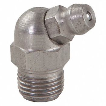 WESTWARD Grease Fitting 65 Deg SS 55/64 L PK10, 52PA21