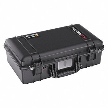 PELICAN Protective Air Case 4 3/4 in DblThrw Blk, 52PF80
