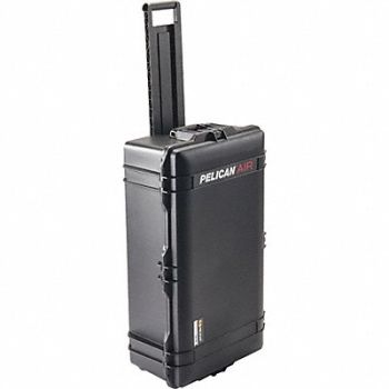 PELICAN Protective Air Case 7.38 in DblThrw Blk, 52PF95