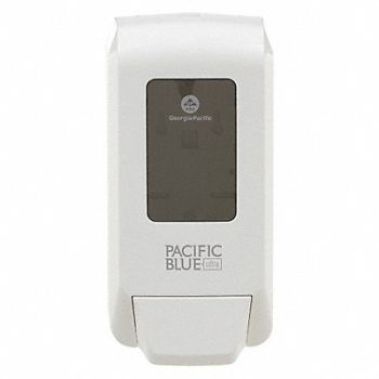 GEORGIA-PACIFIC Soap/Sanitizer Dispenser White Plastic, 52PG17