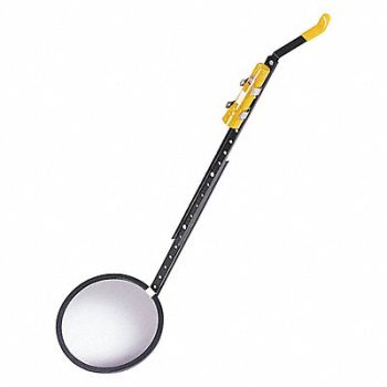 SEE ALL INDUSTRIES Inspection Mirror Standard 12 Mirror, 52RU82
