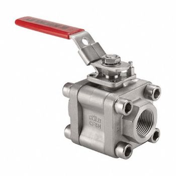 KECKLEY Ball Valve 1/2 Size CS Full Port, 52RV10