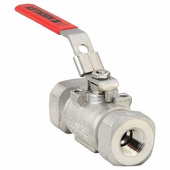 KECKLEY Ball Valve 1/2 Size 316 SS Full Port, 52RV93