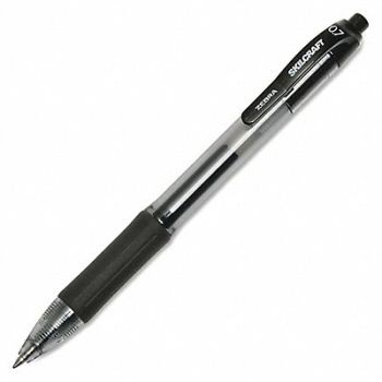 ABILITY ONE Ballpoint Pens Black PK12, 52RW55