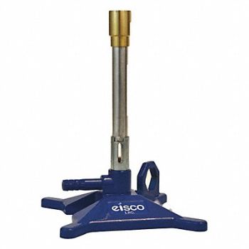 EISCO SCIENTIFIC No Tip Bunsen Burner Iron LP Fuel, 52TA18