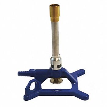 EISCO SCIENTIFIC No Tip Bunsen Burner Tirrill LP Fuel, 52TA23