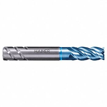 HAIMER CR End Mill 0.50mm CR 20.00mm Dia Carb, 52TW31
